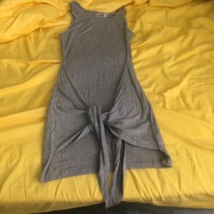 Gray mini dress